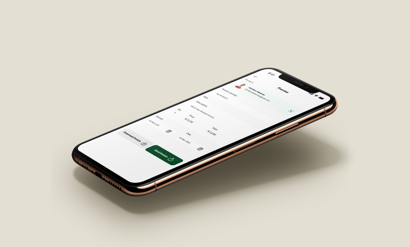 tela mockup