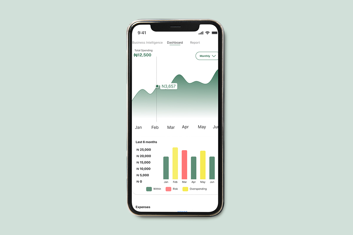 Tela app mockup