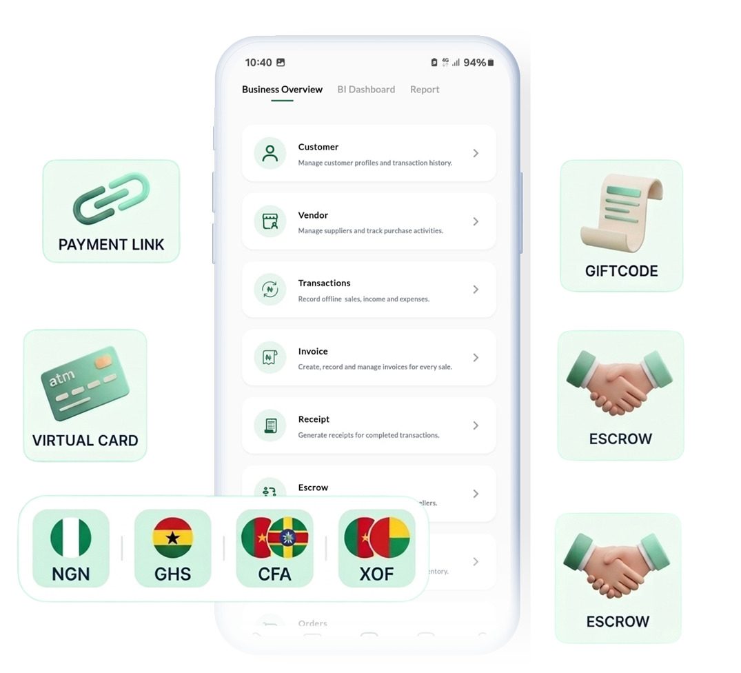 Payment features